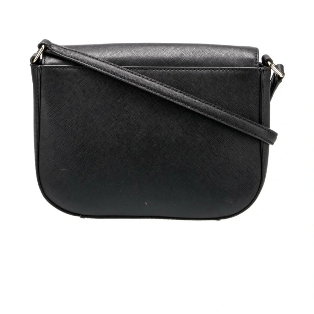 KATE SPADE NEW YORK Mini Leather Crossbody Bag, black